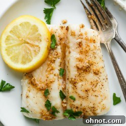 Baked halibut recipe with lemon