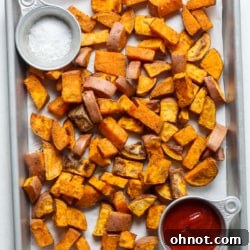 Air fryer sweet potato cubes.