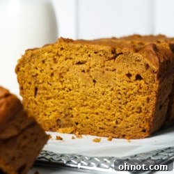 Gluten free pumpkin bread.