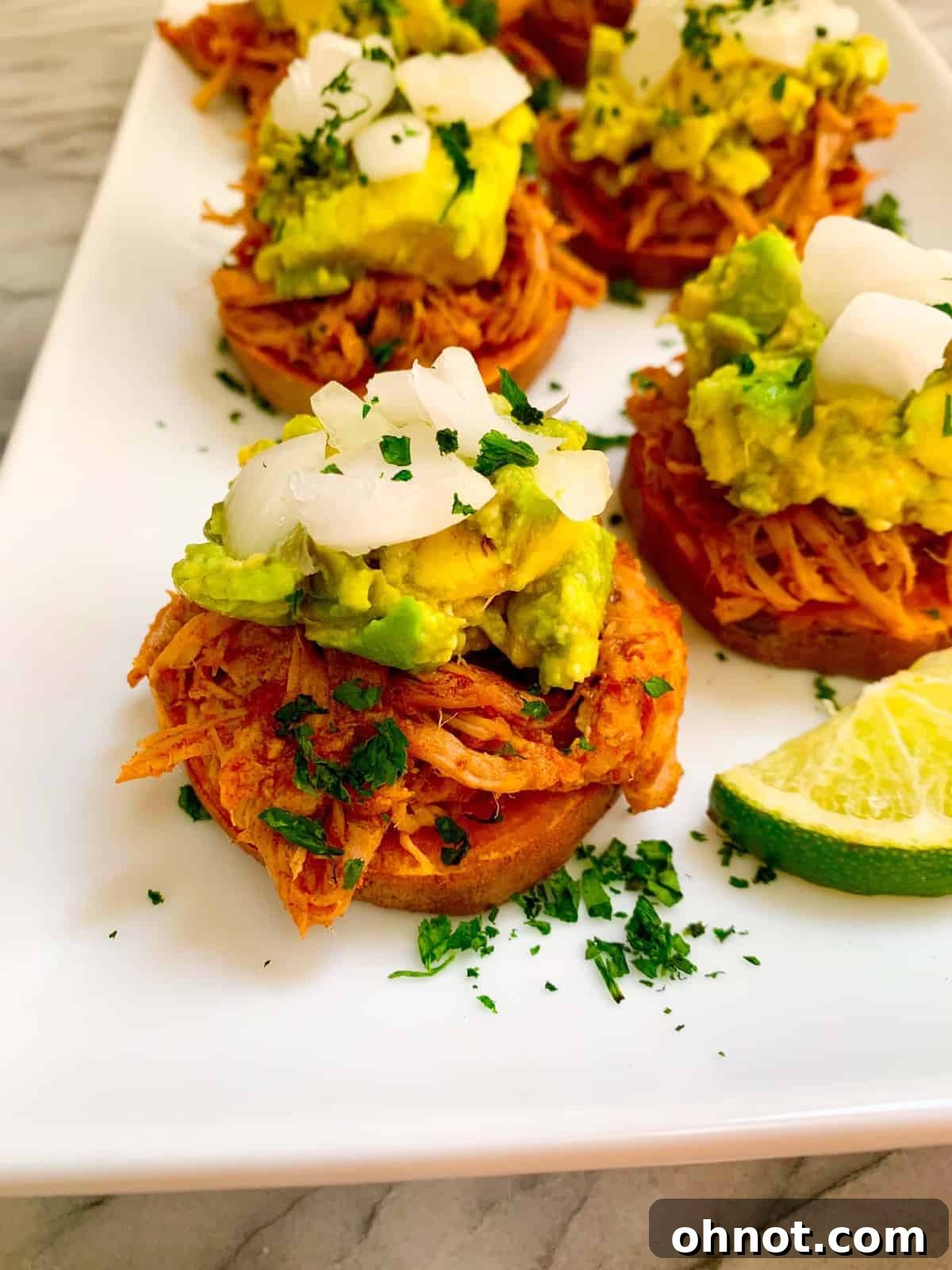 Delicious Pulled Pork Sweet Potato Sliders