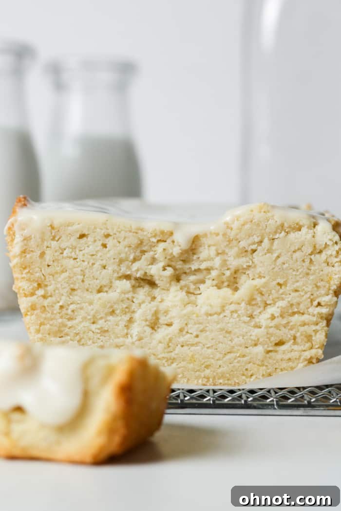 Gluten free vanilla pound cake.