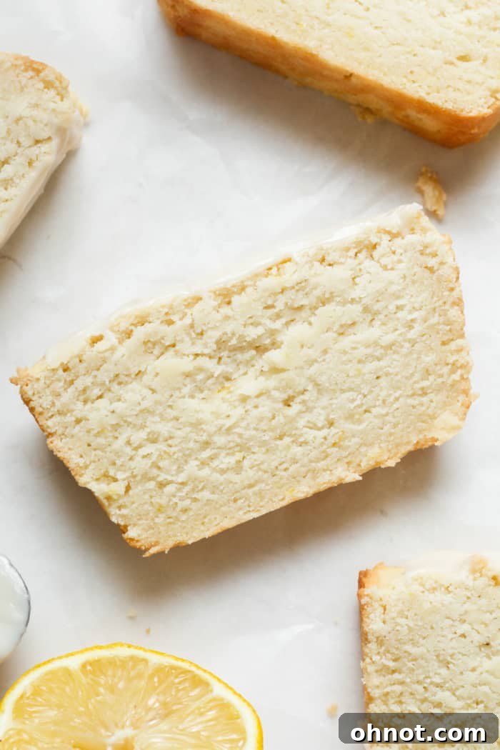 Slices of vanilla cake.