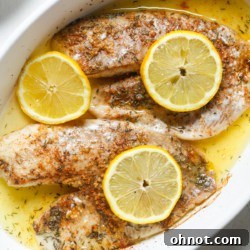 Baked tilapia recipe.