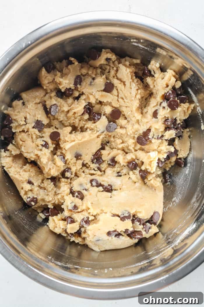 Vegan cookie dough with peanut butter.