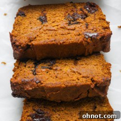 Vegan pumpkin bread.