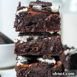 Oreo brownies.