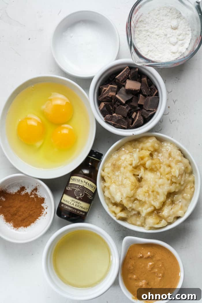 Coconut flour and other ingredients.