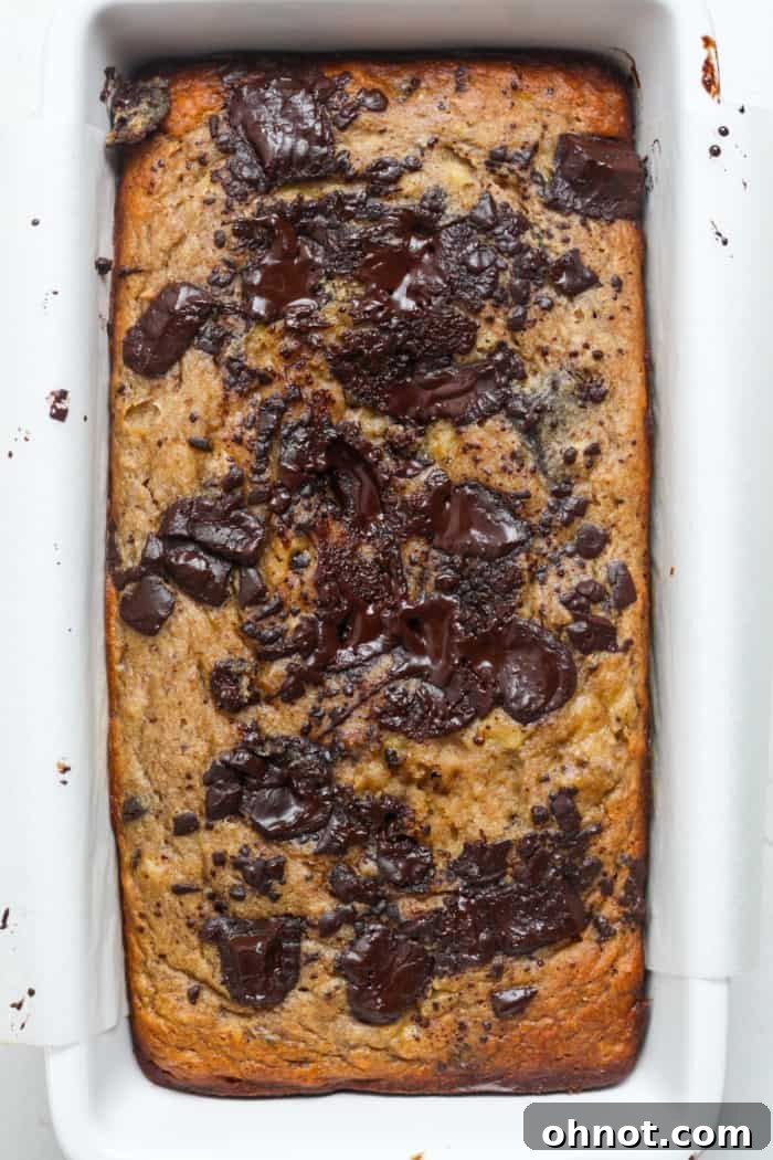Baked coconut banana bread.