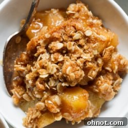 Gluten free apple crisp.