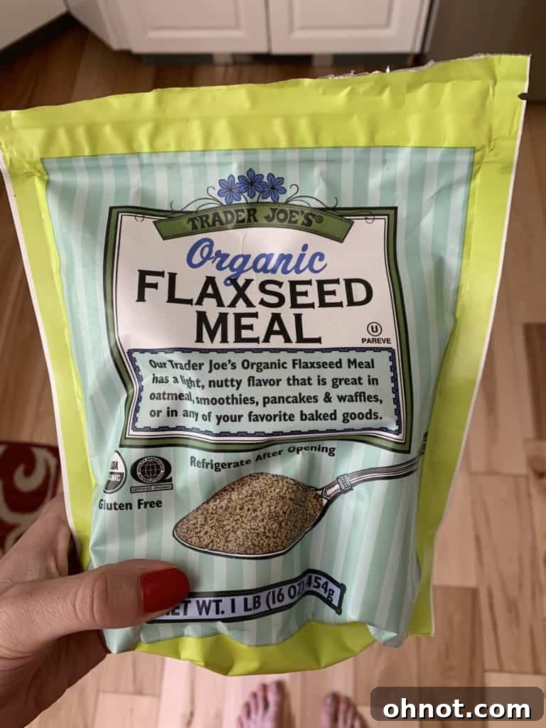 Trader Joe's Flaxseed Meal, a nutritional boost for Whole30 meals and snacks.