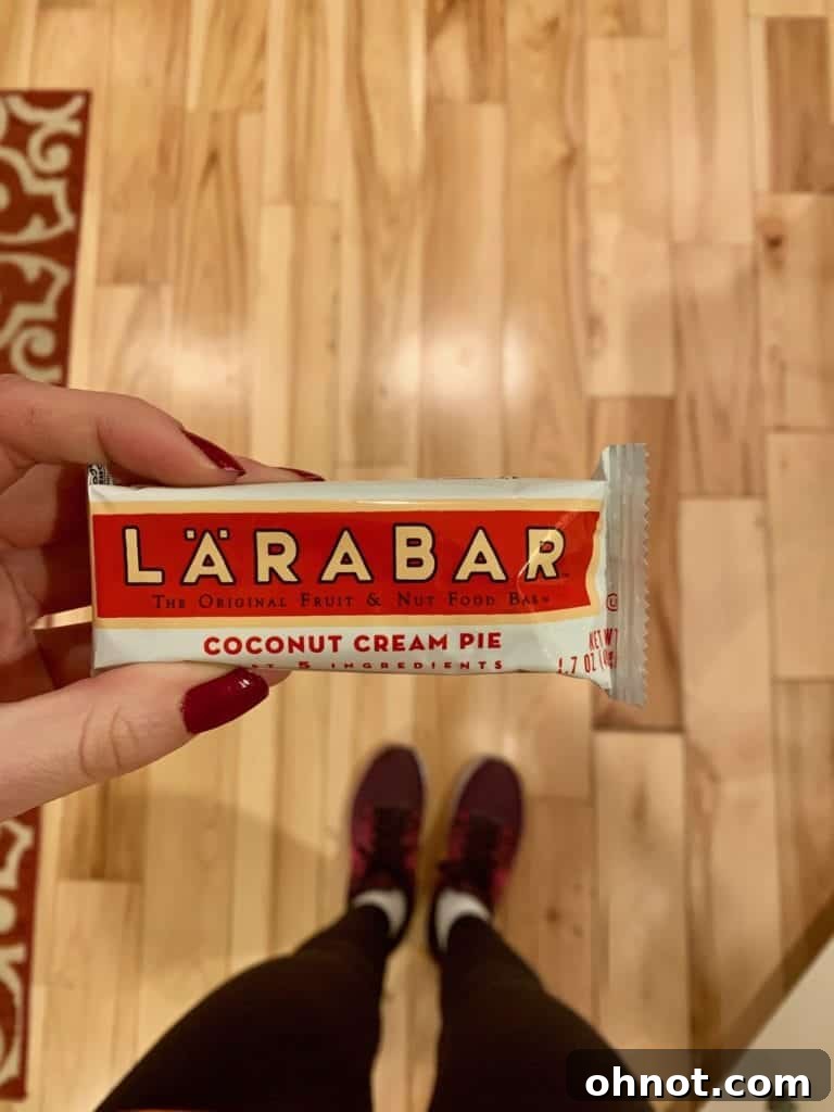 Larabars, Whole30 compliant snack bars, perfect for on-the-go.