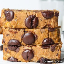 Eggless banana bread.