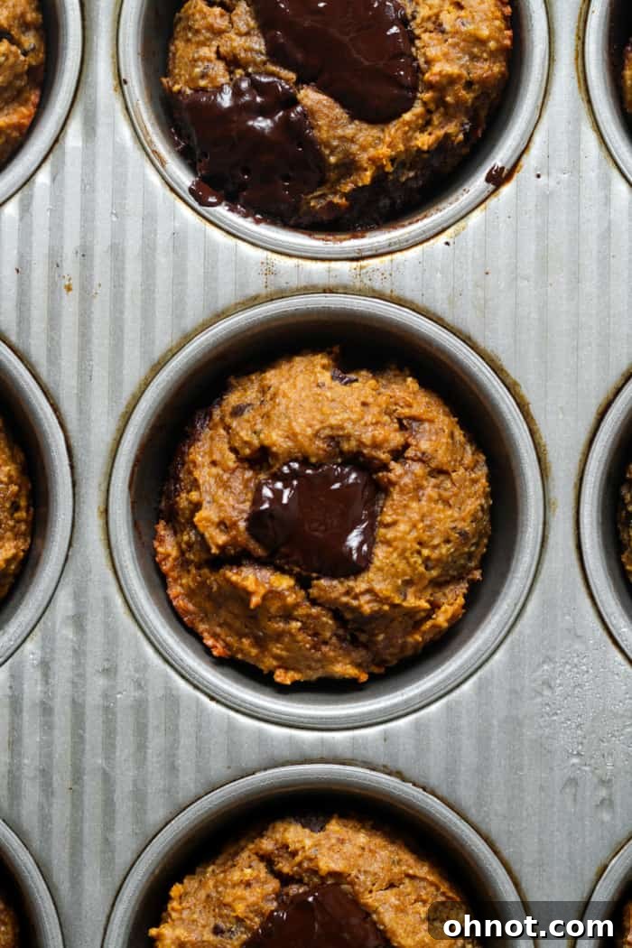 Baked pumpkin muffins.