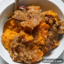 Gluten free sweet potato casserole.