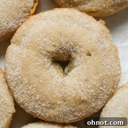 Vegan donuts ready to be served.