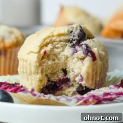 Gluten free blueberry muffins.