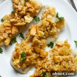 Baked haddock recipe.