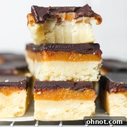 Healthy Twix bars.