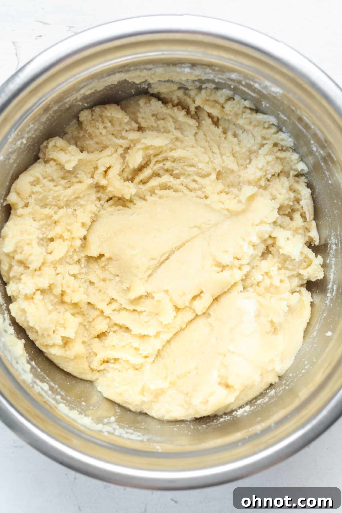 Almond shortbread dough.