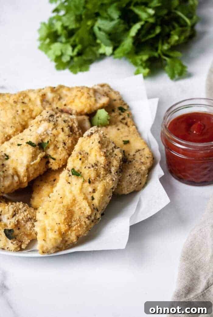 Whole30 chicken tenders with ketchup