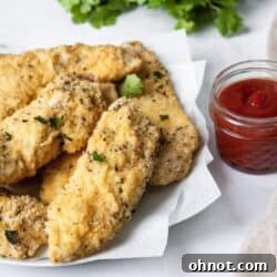 Whole30 chicken tenders with ketchup