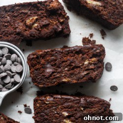 Chocolate banana bread.