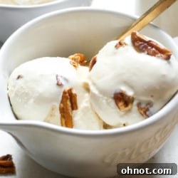 Butter pecan ice cream.