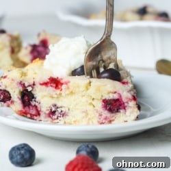 Berry cake.