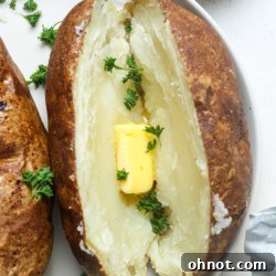 Air fryer baked potato.