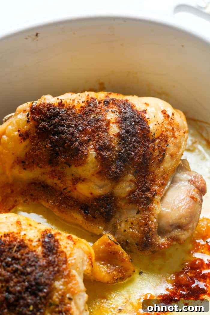 A close-up of chicken meat covered in various seasonings, showcasing the delicious coating.
