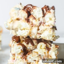 Popcorn bars, a delicious and easy homemade snack.
