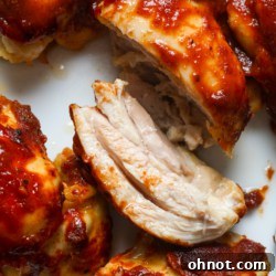 BBQ chicken thighs.