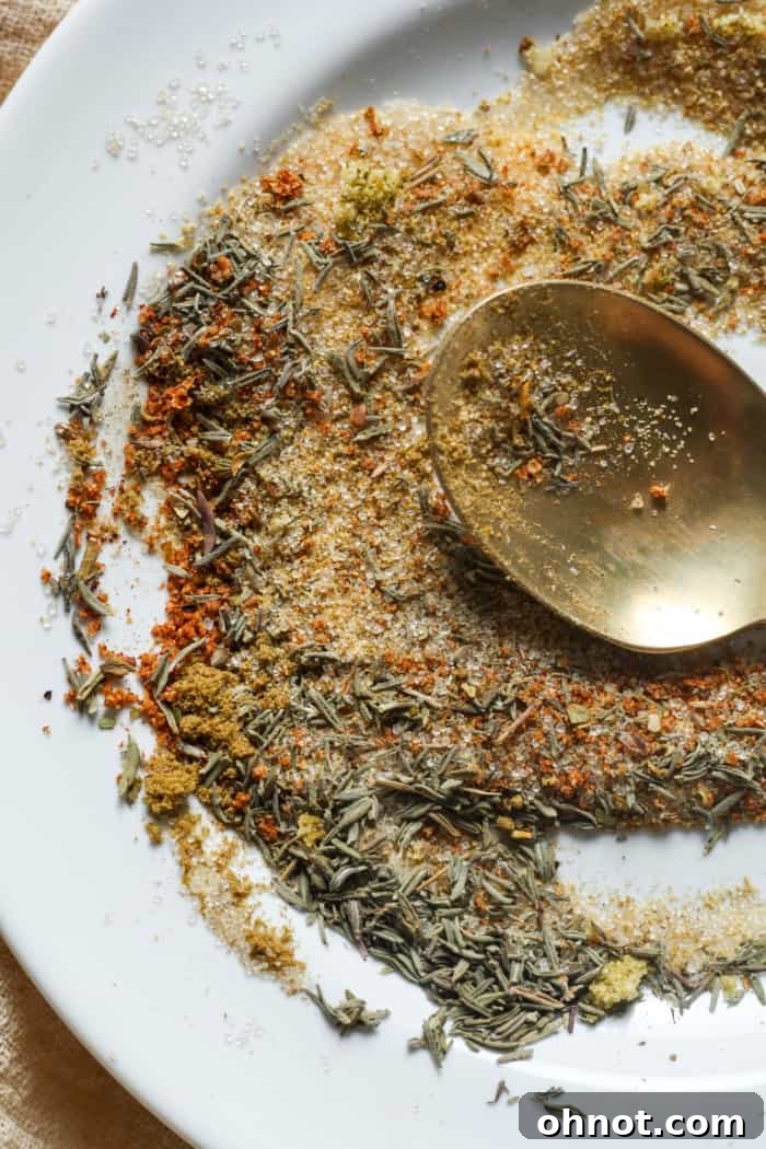 Steak seasoning blend in a bowl.