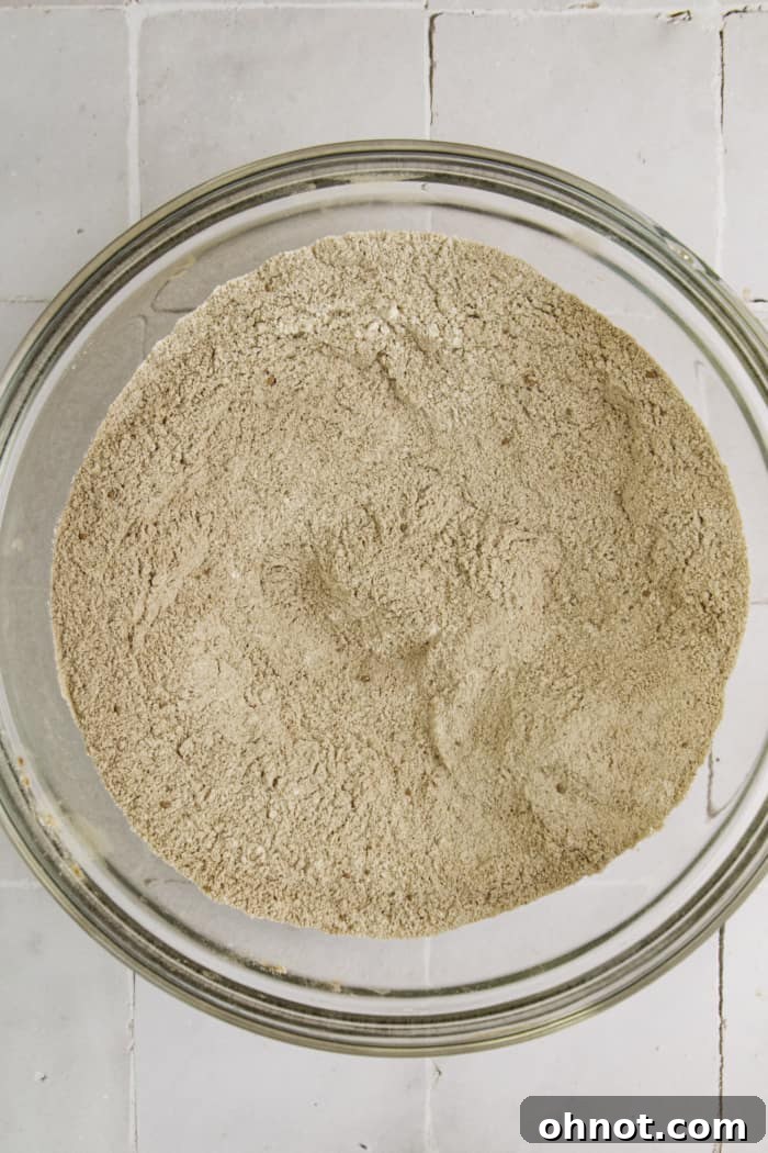 Cocoa mixture in bowl.