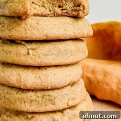 Delicious pumpkin spice cookies ready to be served.