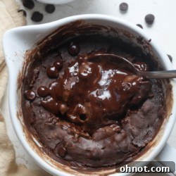 Delicious and healthy protein mug cake, ready in minutes.