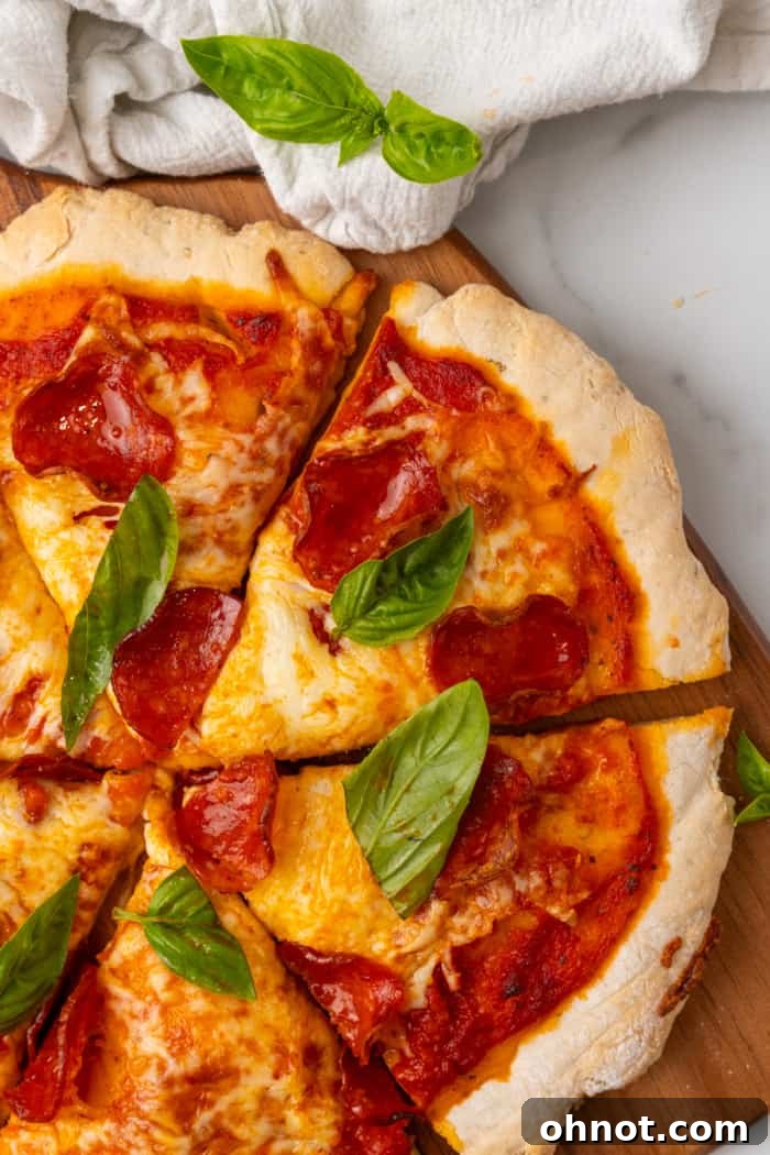 Gluten free pizza crust.