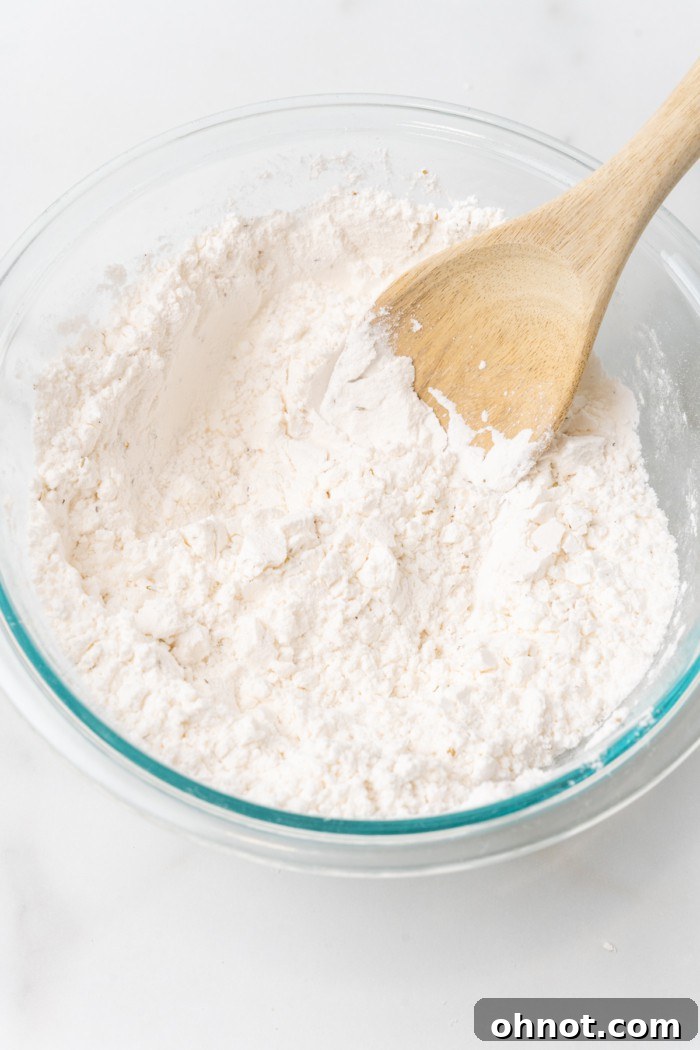 Wooden spoon with dry mixture.