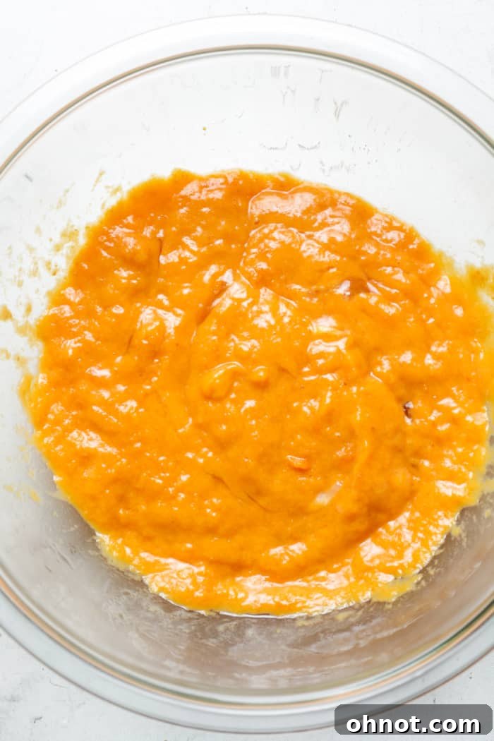Bowl of pumpkin.