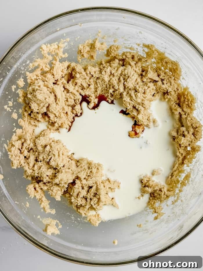 Butterscotch cookie dough without chips.