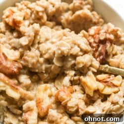 Vegan oatmeal.