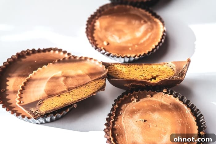 Chocolate peanut butter cups.