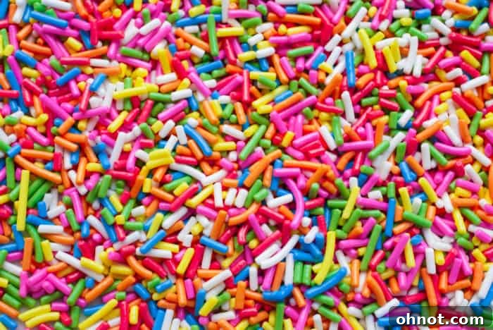 Rainbow sprinkles.