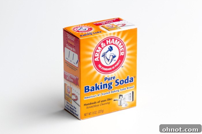 Arm and hammer baking soda.