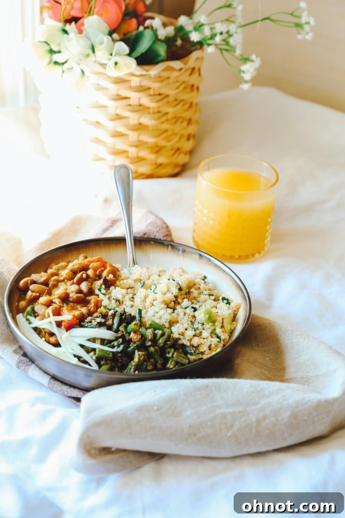 Ancient grains bowl.