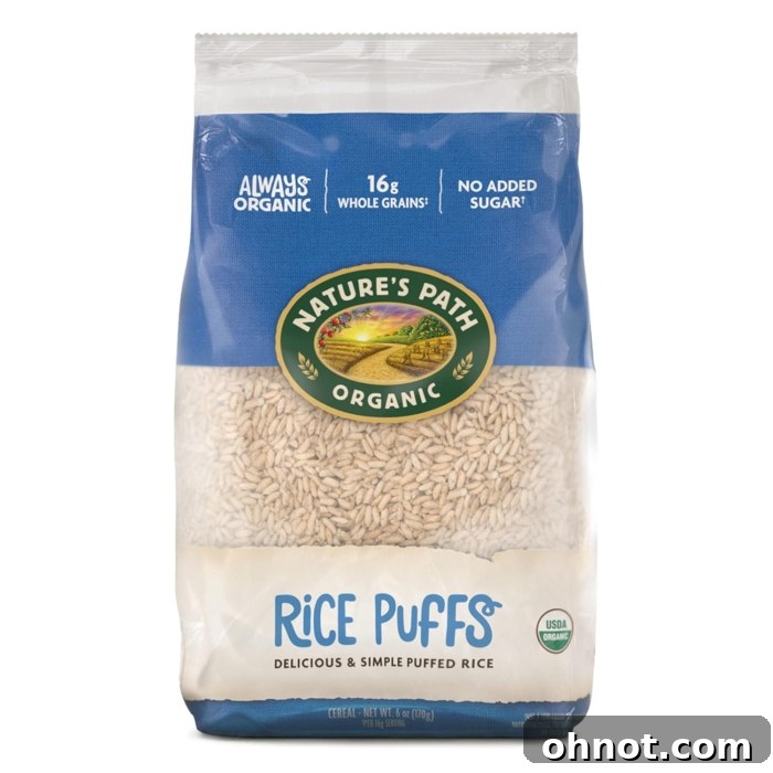 Rice puffs.