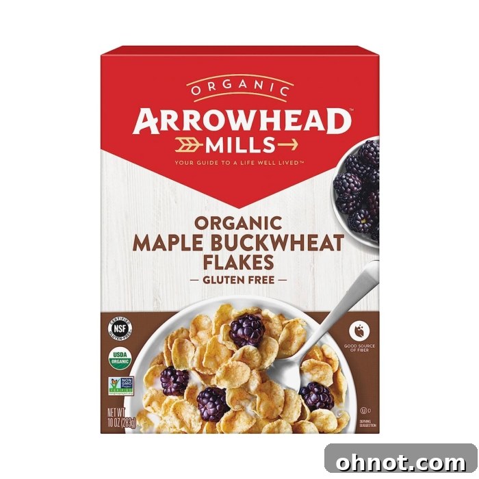 Arrowhead Mills organic cereal.