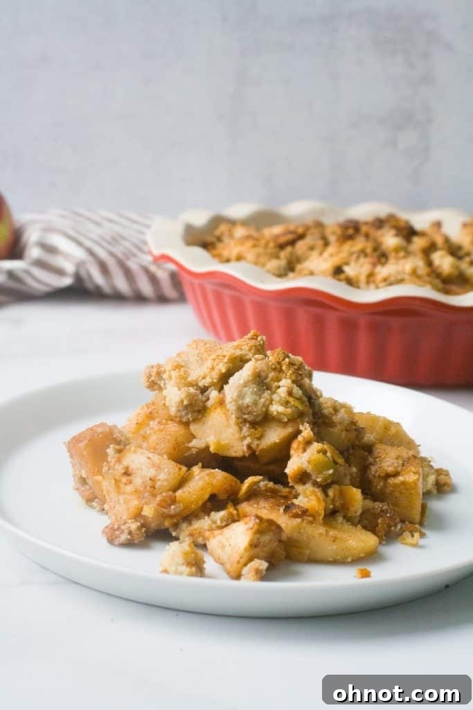 Paleo vegan apple crisp