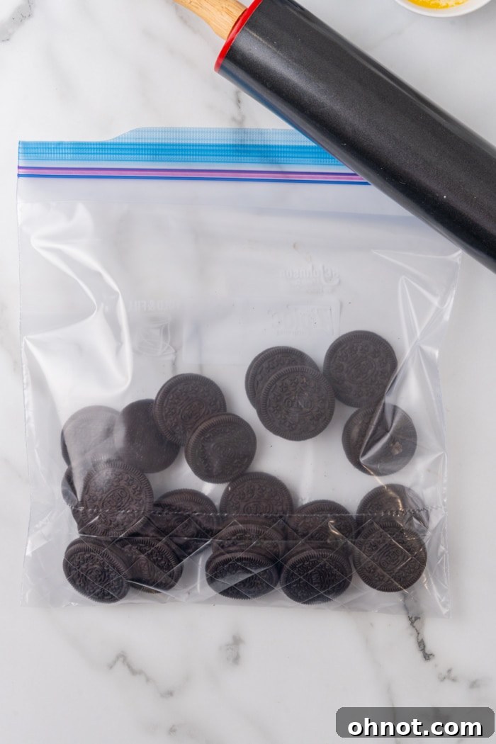 Oreos in bag.