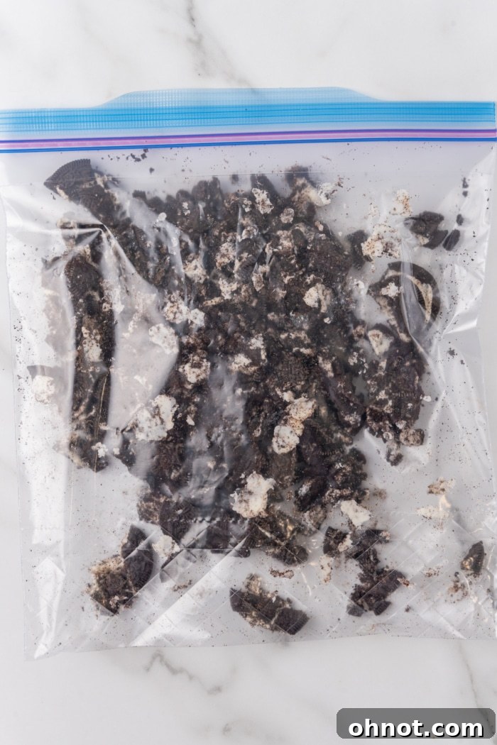 Crushed Oreos.